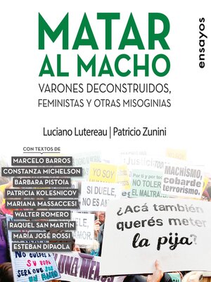 cover image of Matar al macho
